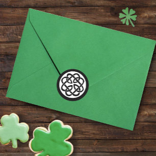 Celtic Knot Work Circle Classic Round Sticker