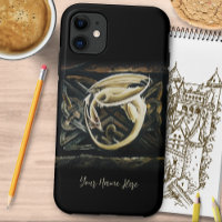 Celtic Knot Work Cream Dragon