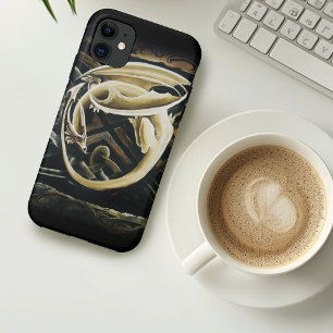 Celtic Knot Work Cream Dragon iPhone 11 Case