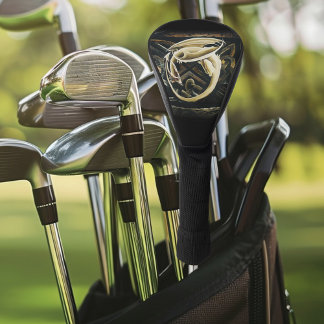 Celtic Knot Work Cream Dragon Golf Head Cover