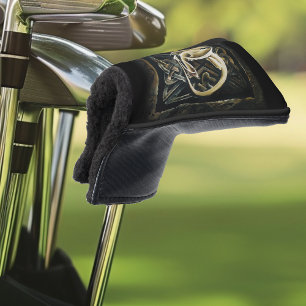Celtic Knot Work Cream Dragon Golf Head Cover