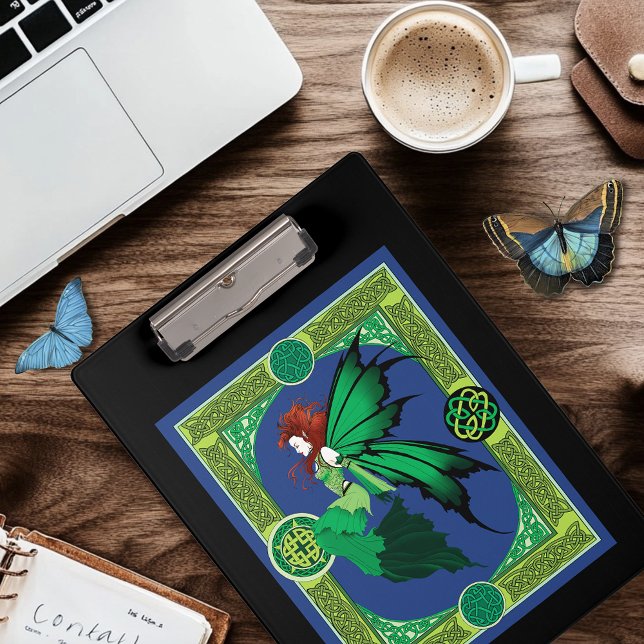 Celtic Knot Work Green Fairy Clipboard (Creator Uploaded)