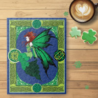 Celtic Knot Work Green Fairy