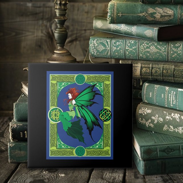 Celtic Knot Work Green Fairy Tile (Creator Uploaded)