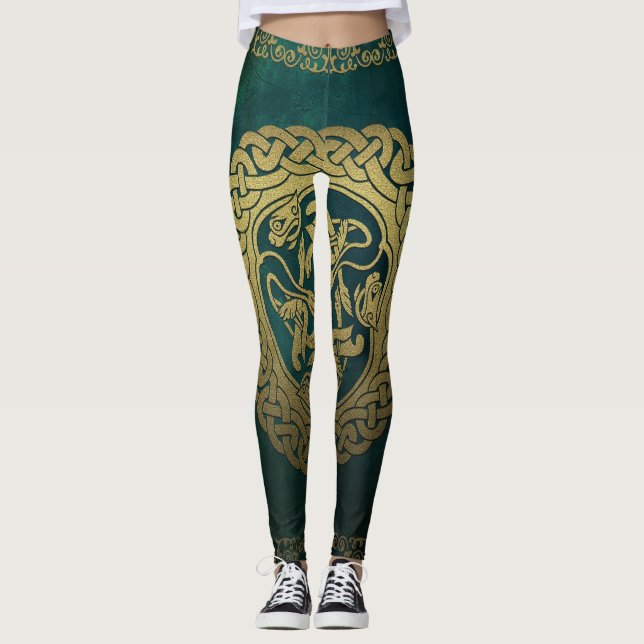 Celtic Knot Work Leggings (Front)