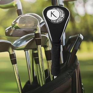 Celtic Knot Work Moon Circle Monogram Golf Head Cover