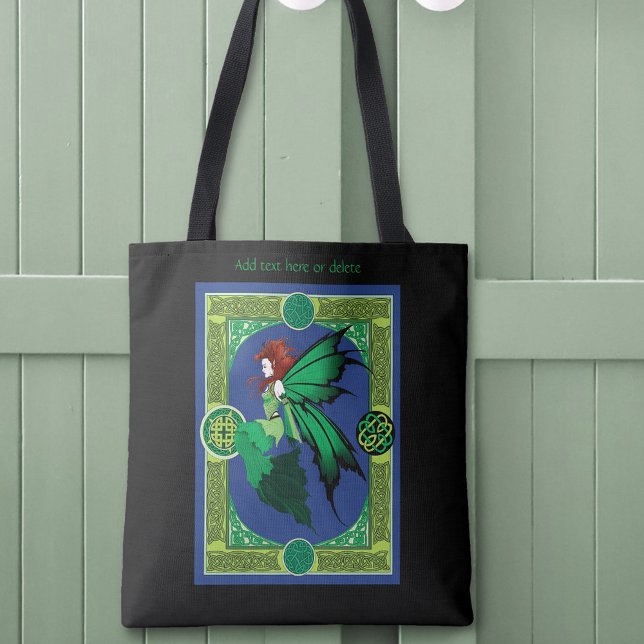 Celtic Knot Worth Green Fairy Tote Bag (Creator Uploaded)
