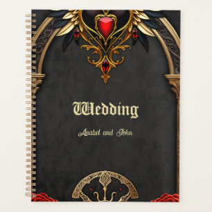 Celtic knots and a heart in Gothic elegance.  Planner