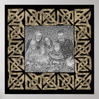 Celtic Knots Brown Frame Add Your Photo