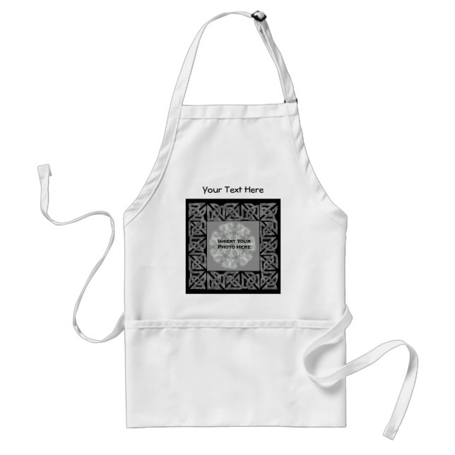 Celtic Knots Design Photo Apron (Front)