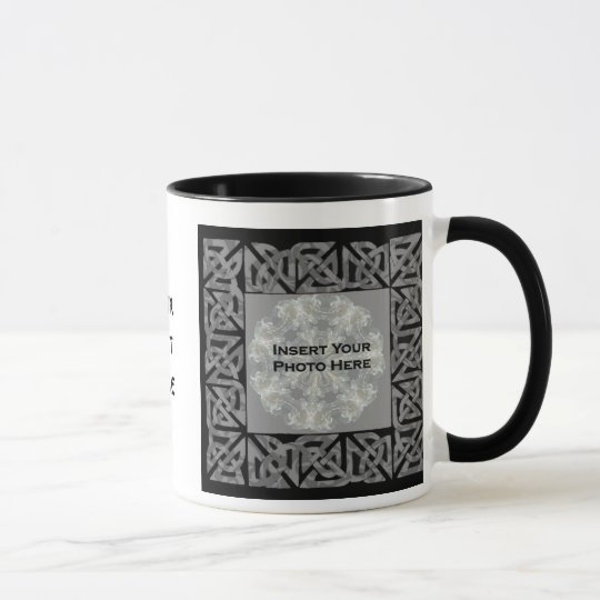Celtic Knots Design Photo Mug