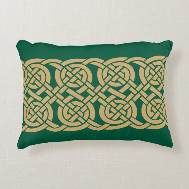 Celtic Knots Frieze Pattern Decorative Cushion (Front)
