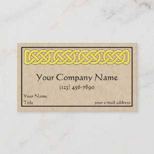 Celtic Knotwork Band Business Card