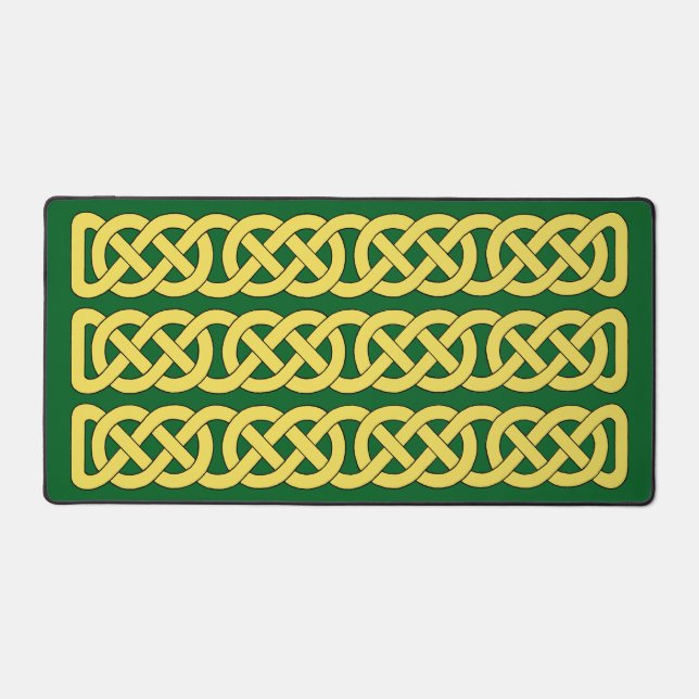 Celtic Knotwork Band Desk Mat (Front)