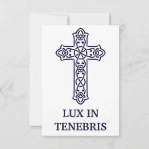 Celtic Knotwork Cross Holy Card