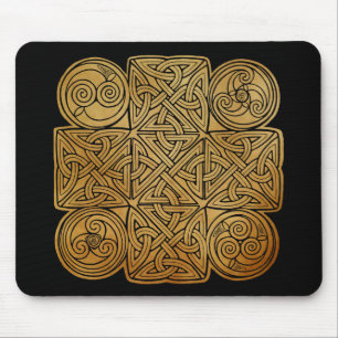 Celtic Knotwork Cross Mouse Mat