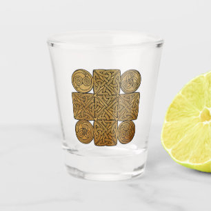 Celtic Knotwork Cross Shot glass