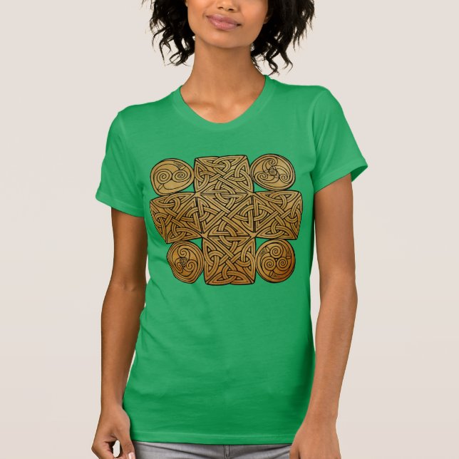 Celtic Knotwork Cross T-Shirt (Front)