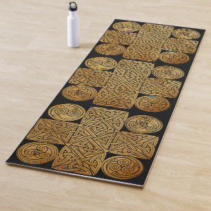 Celtic Knotwork Cross Yoga Mat