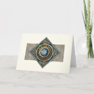 Celtic Knotwork Design Greeting Card