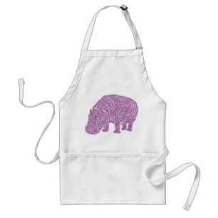 Celtic Knotwork hippo apron. Standard Apron