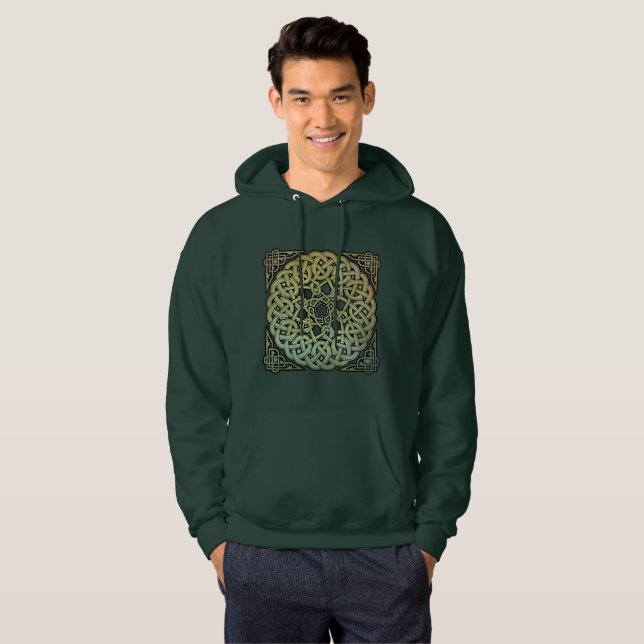 Celtic Knotwork Mandala Hoodie (Front Full)