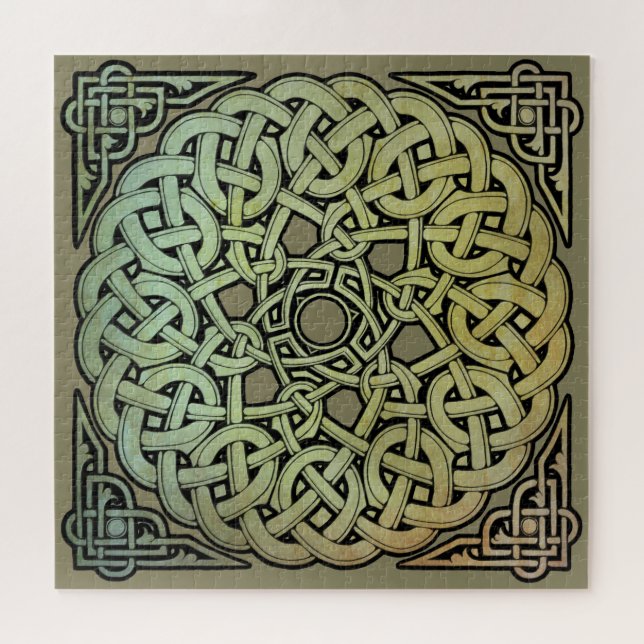 Celtic Knotwork Mandala  Jigsaw Puzzle (Horizontal)