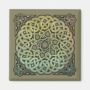 Celtic Knotwork Mandala Magnet