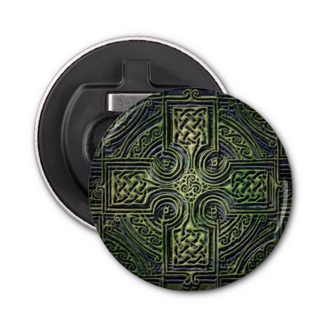 Celtic knotwork St. Patrick's Day Bottle Opener (Front)