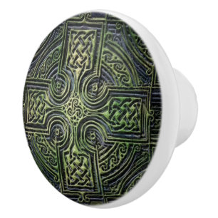 Celtic knotwork St. Patrick's Day Ceramic Knob