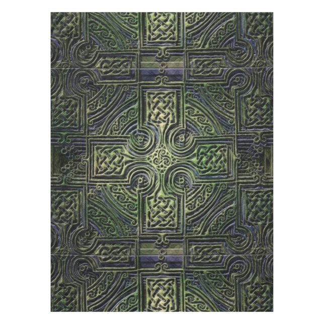 Celtic knotwork St. Patrick's Day Tablecloth (Front)