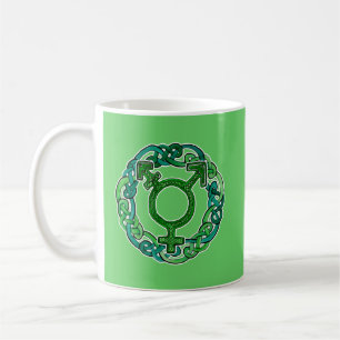 Celtic Knotwork Transgender Symbol Coffee Mug