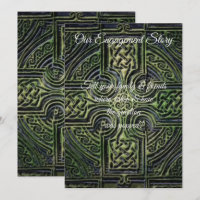 Celtic knotwork wedding reception