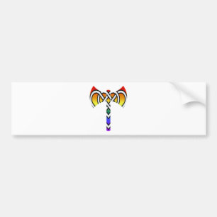 Celtic Labrys Bumper Sticker