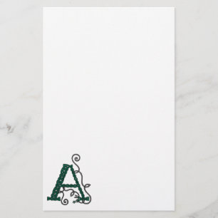 Celtic Letter A stationery