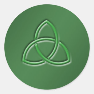 Celtic Love knot Round Sticker