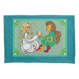 Celtic lovers pillowcase