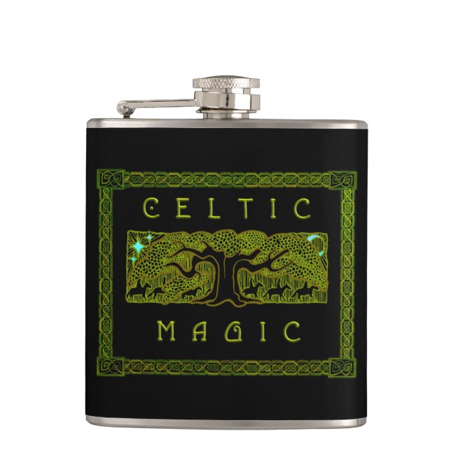 Celtic Magic - The Great Tree Flask (Front)