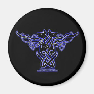 Celtic Magnets Hound Design #1