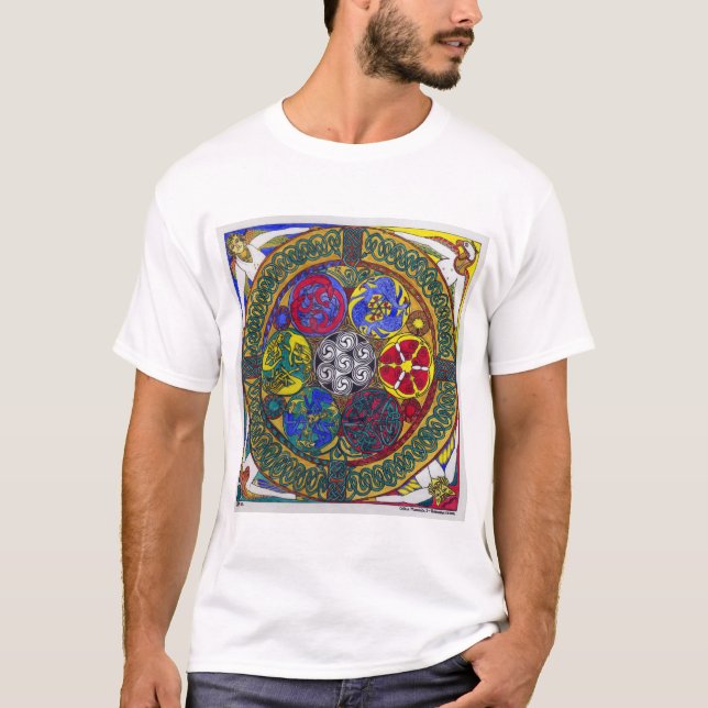 Celtic Mandala 1 - Resurrection (shirt) T-Shirt (Front)