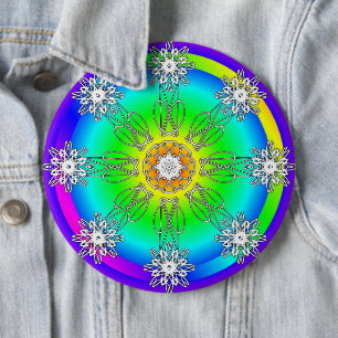 Celtic Mandala 6 Cm Round Badge