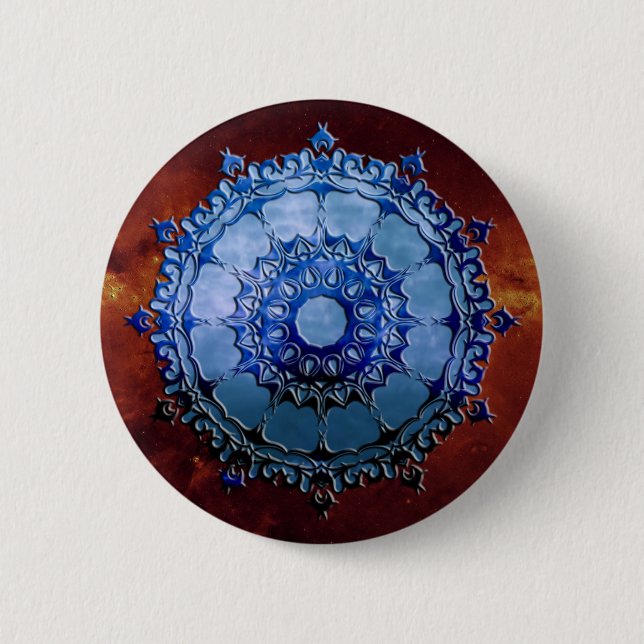 Celtic Mandala 6 Cm Round Badge (Front)