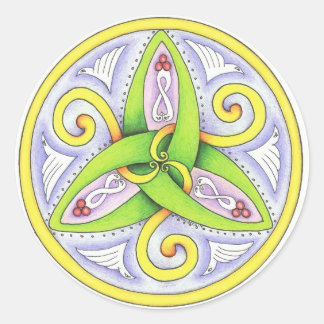 Celtic Mandala Classic Round Sticker
