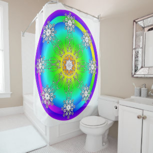 Celtic Mandala Shower Curtain