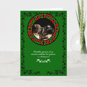 Celtic Mastiff Holiday Card