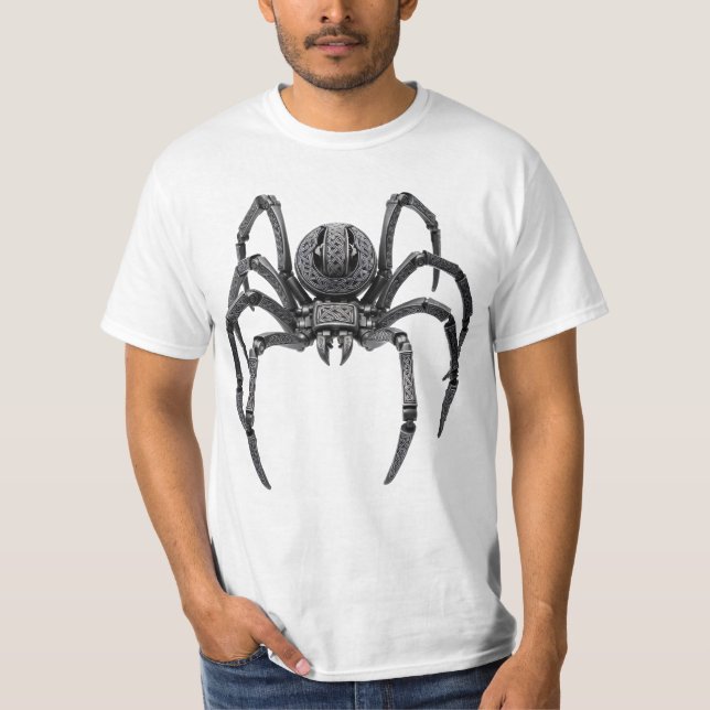 Celtic Mechanical Spider Art  T-Shirt (Front)
