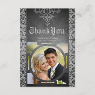 Celtic Mediaeval Wedding Thank You Card