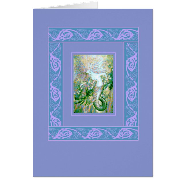 Celtic Mermaid Card (Front)