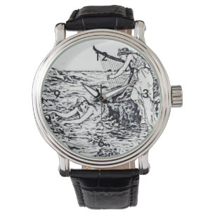 Celtic Mermaid Fairy Tale Illustration Watch