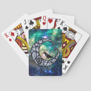 Celtic Moon and Crow Tarot Playing Cards